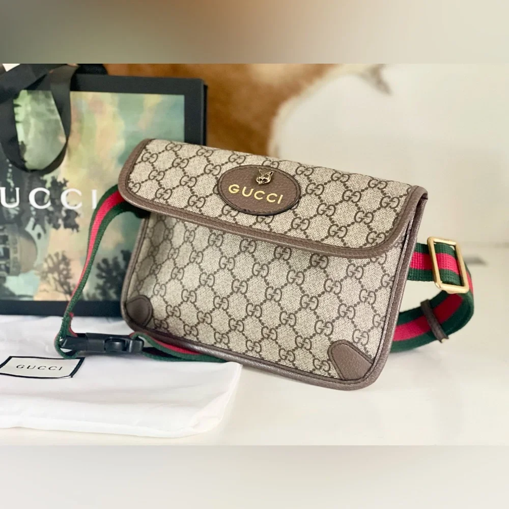 NOT GUCCI | GG Supreme Monogram Neo Vintage Belt Hip Bag - Picture 2 of 11